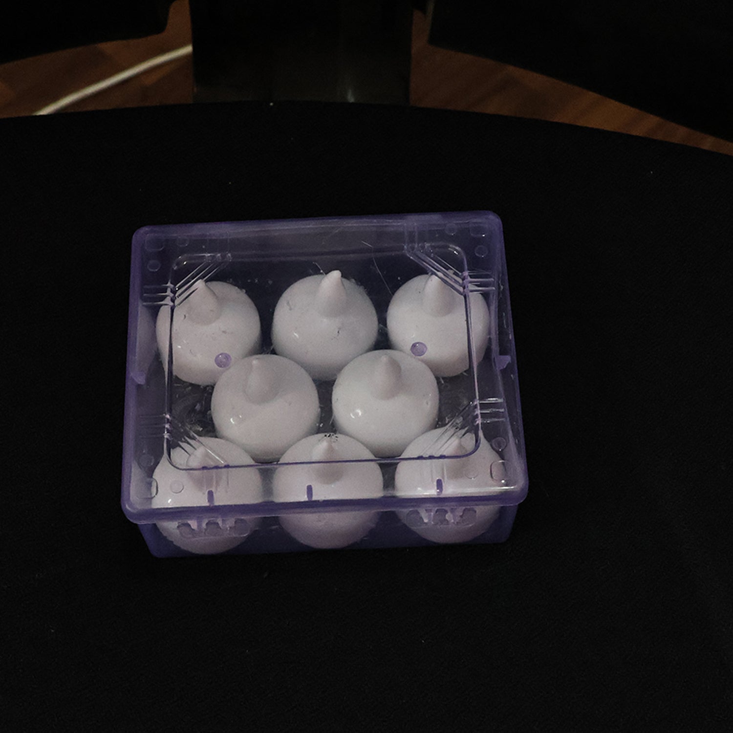 Round LED Flameless Tealight Candles - (8 Pc) Round LED Flameless Tealight Candles - (8 Pc)